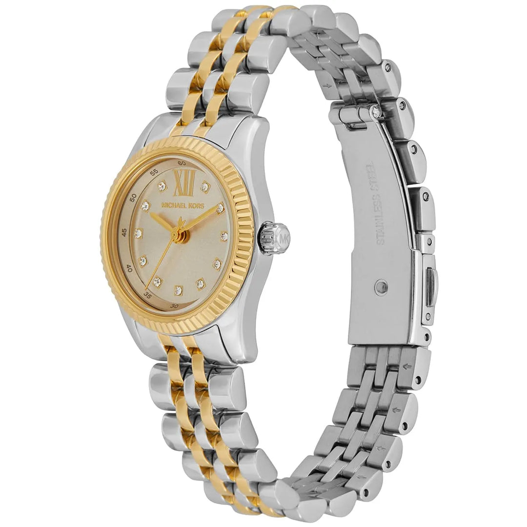 MICHAEL KORS LEXINGTON TWO-TONE STAINLESS STEEL WOMEN&