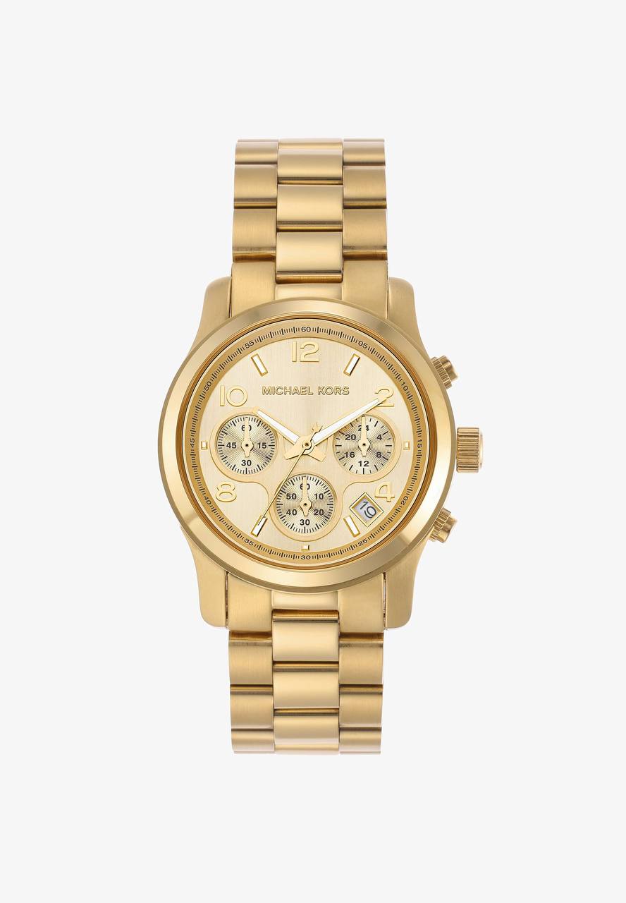 MICHAEL KORS RUNWAY CHRONOGRAPH GOLD-TONE WOMEN&