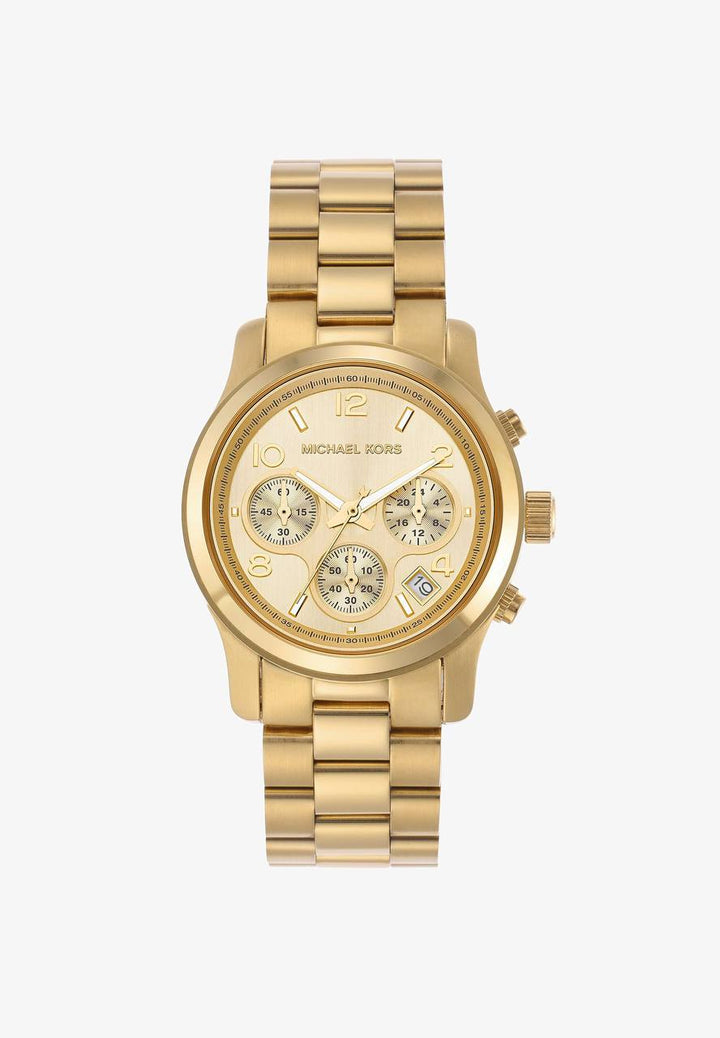 MICHAEL KORS RUNWAY CHRONOGRAPH GOLD-TONE WOMEN&