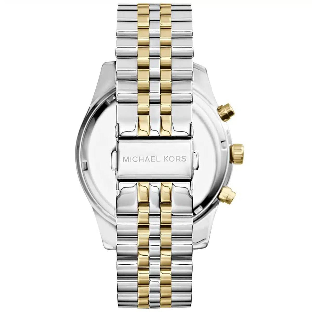 MICKAEL KORS LEXINGTON TWO-TONE CHRONOGRAPH WOMEN&
