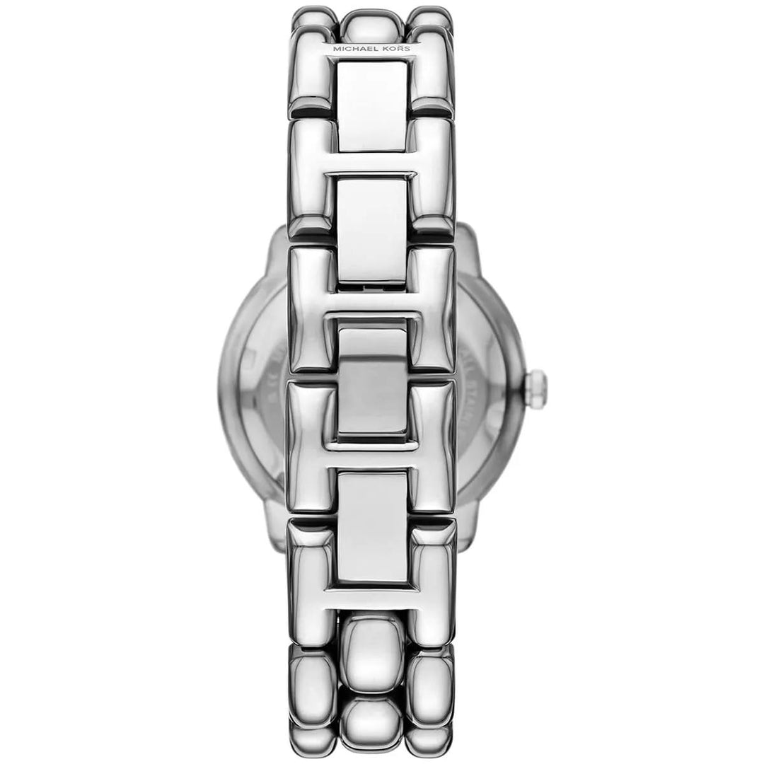 MICHAEL KORS SILVER-TONE STAINLESS STEEL WOMEN&