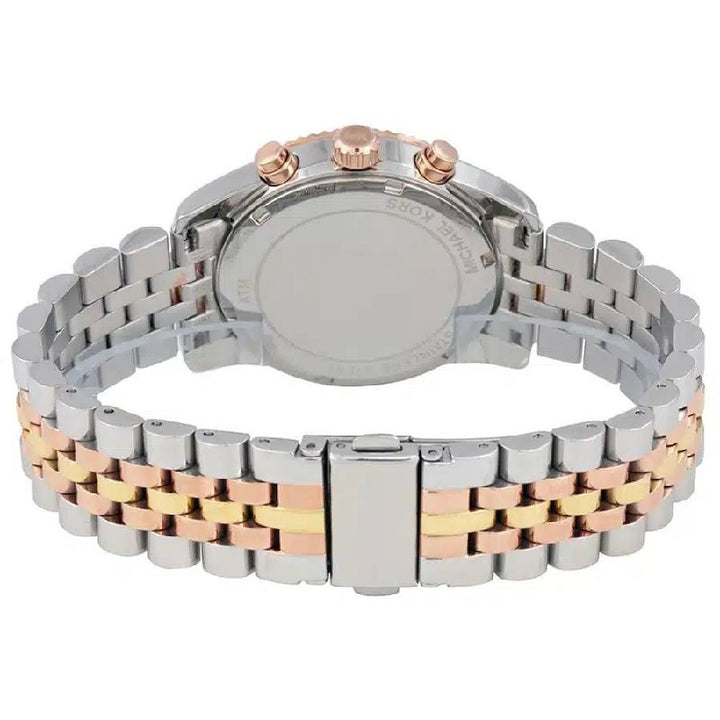 MICHAEL KORS LEXINGTON TRI-TONE CHRONOGRAPH WOMEN&