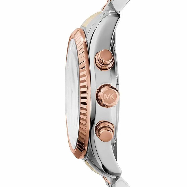 MICHAEL KORS LEXINGTON TRI-TONE CHRONOGRAPH WOMEN&
