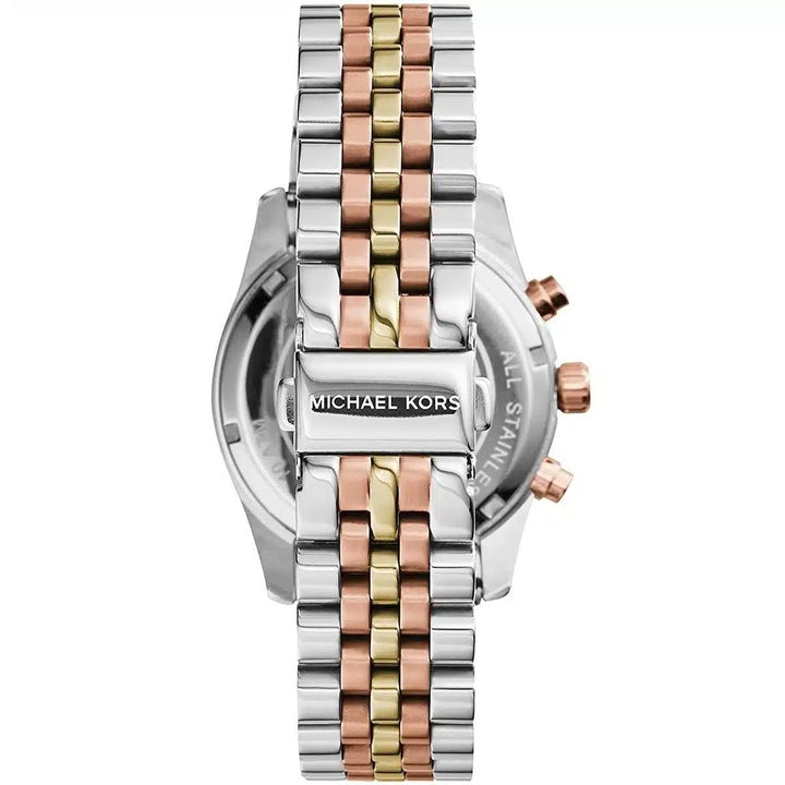MICHAEL KORS LEXINGTON TRI-TONE CHRONOGRAPH WOMEN&
