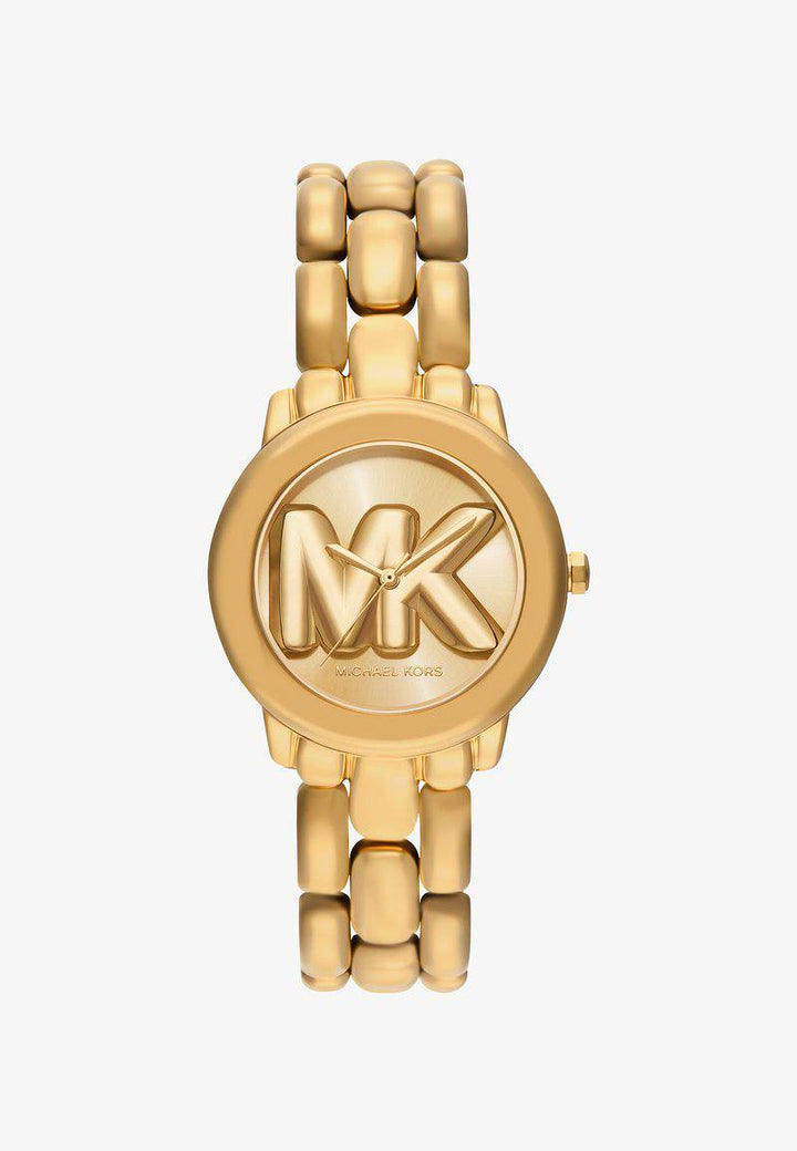 MICHAEL KORS PHOEBE GOLD-TONE STAINLESS STEEL WOMEN&