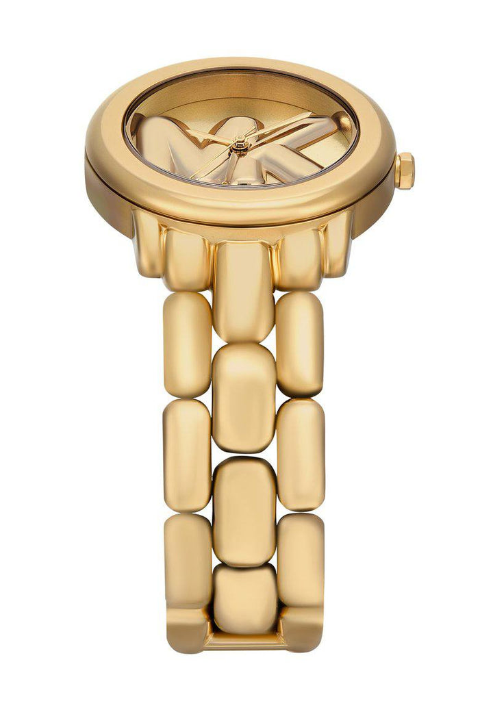 MICHAEL KORS PHOEBE GOLD-TONE STAINLESS STEEL WOMEN&