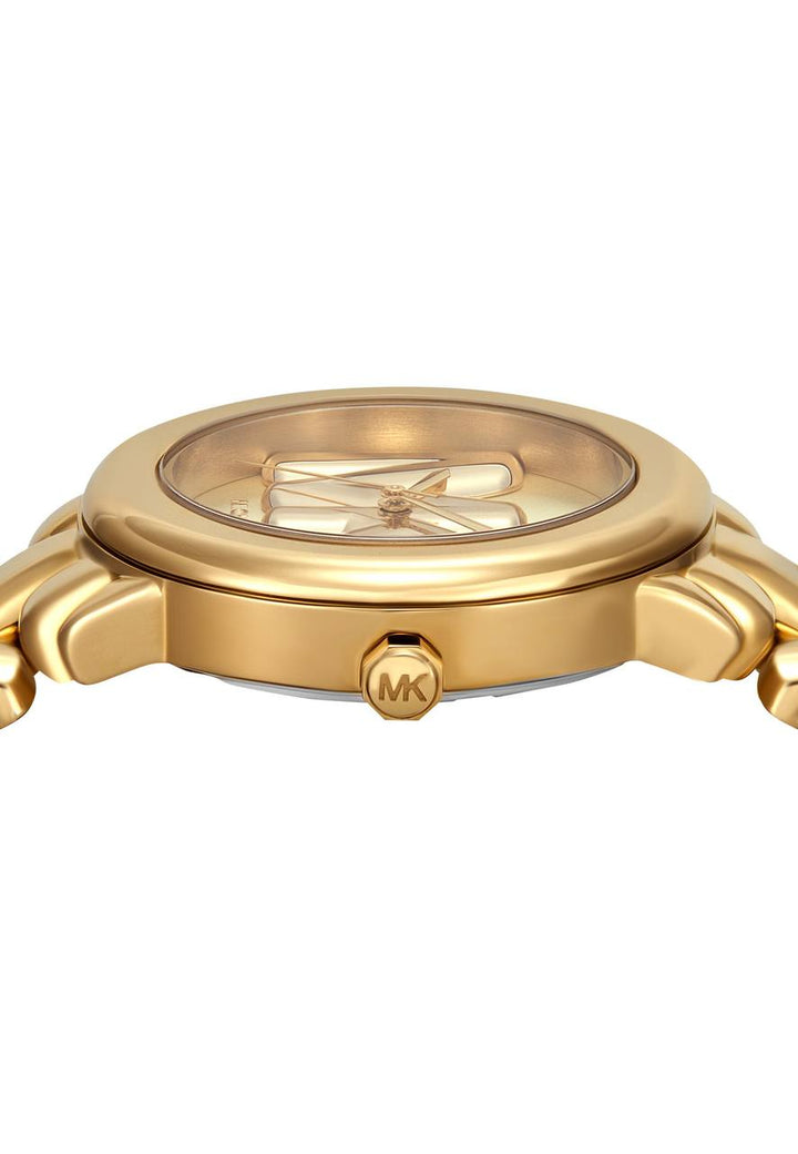 MICHAEL KORS PHOEBE GOLD-TONE STAINLESS STEEL WOMEN&