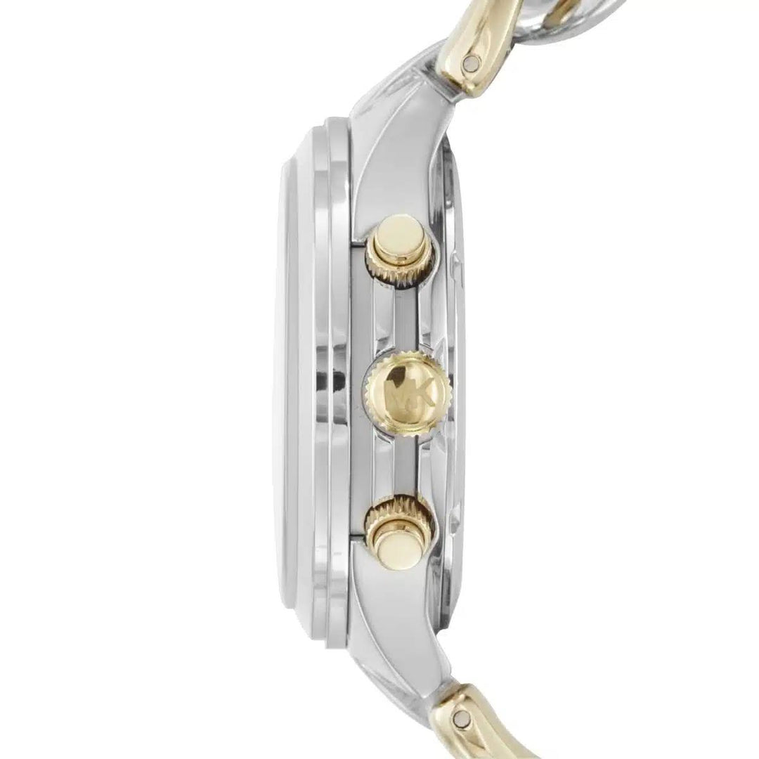 MICHAEL KORS RUNWAY TWO-TONE CHRONOGRAPH WOMEN&