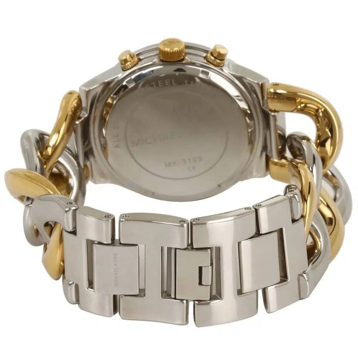 MICHAEL KORS RUNWAY TWO-TONE CHRONOGRAPH WOMEN&