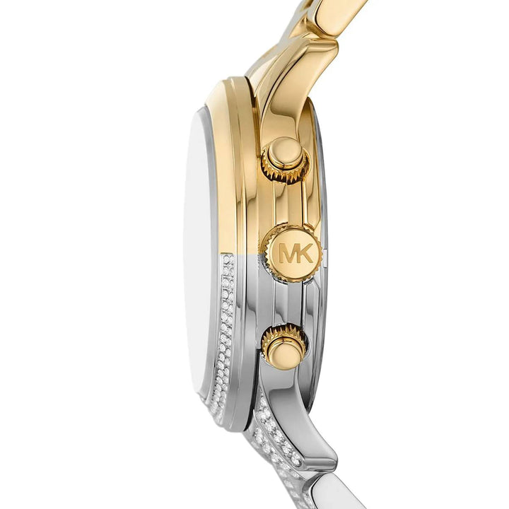 MIKHAEL KORS RUNWAY CHRONOGRAPH TWO-TONE STAINLESS STEEL WOMEN&