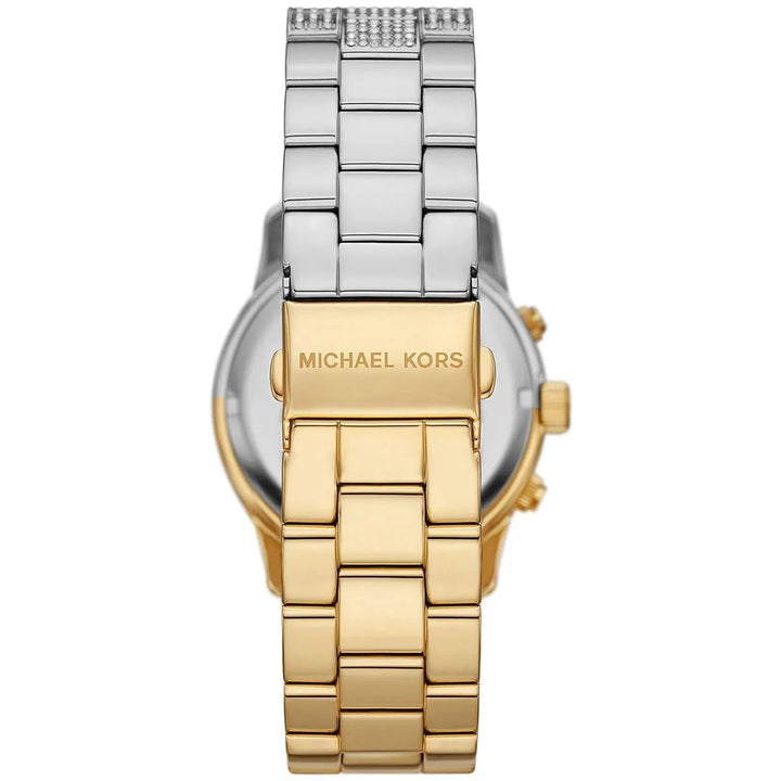 MIKHAEL KORS RUNWAY CHRONOGRAPH TWO-TONE STAINLESS STEEL WOMEN&