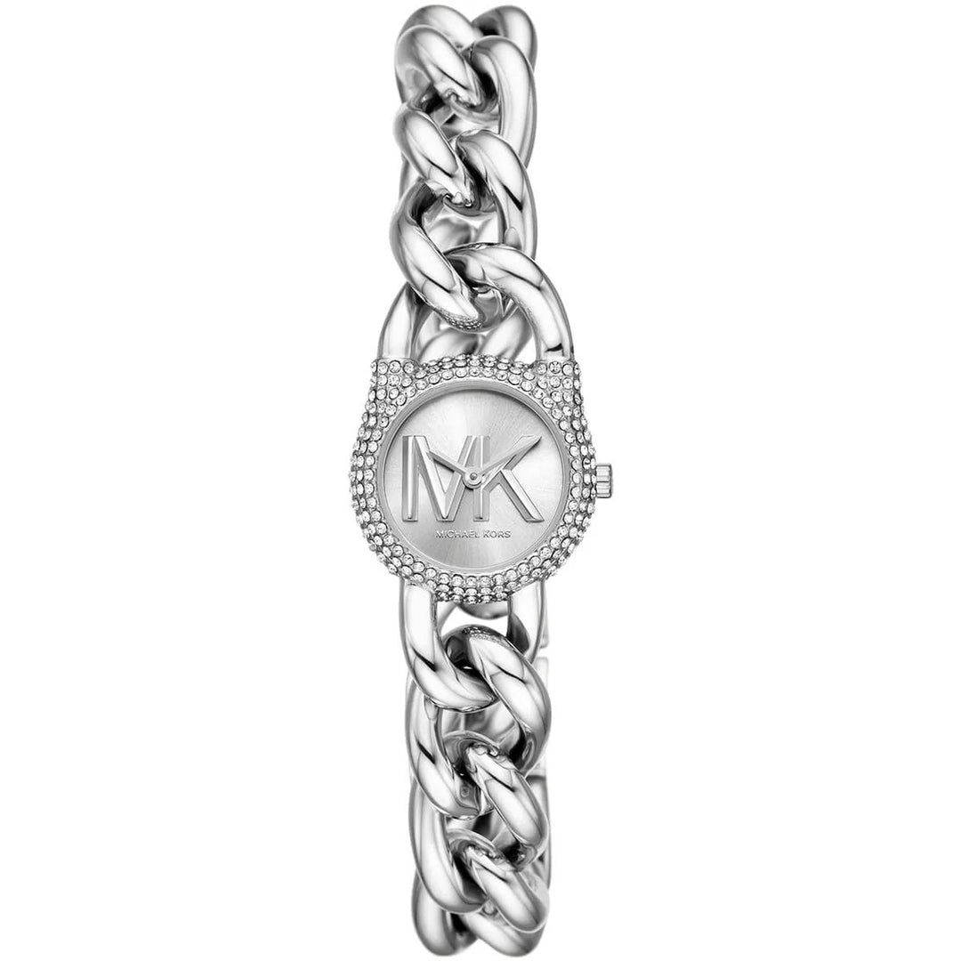 MICHAEL KORS SILVER-TONE WOMEN&