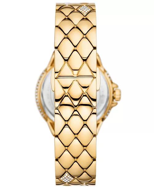 MICHAEL KORS CAMILLE GOLD-TONE STAINLESS STEEL WOMEN&