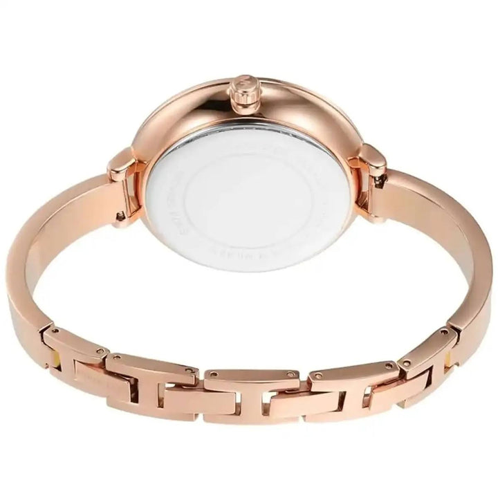 MICHAEL KORS NAIA ROSE GOLD-TONE LOGO WOMEN&
