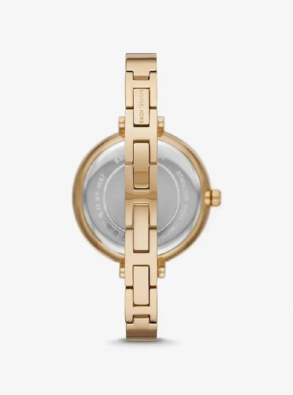 MICHAEL KORS LIBBY QUARTZ GOLD DIAL WOMEN&