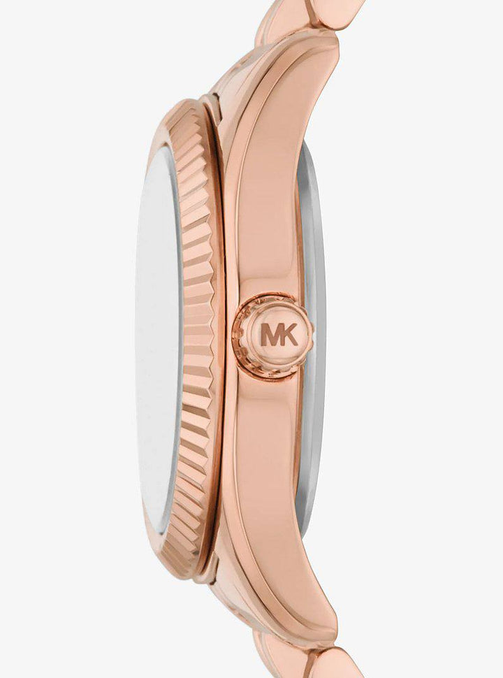 MICHAEL KORS ROSE GOLD-TONE STAINLESS STEEL WOMEN&