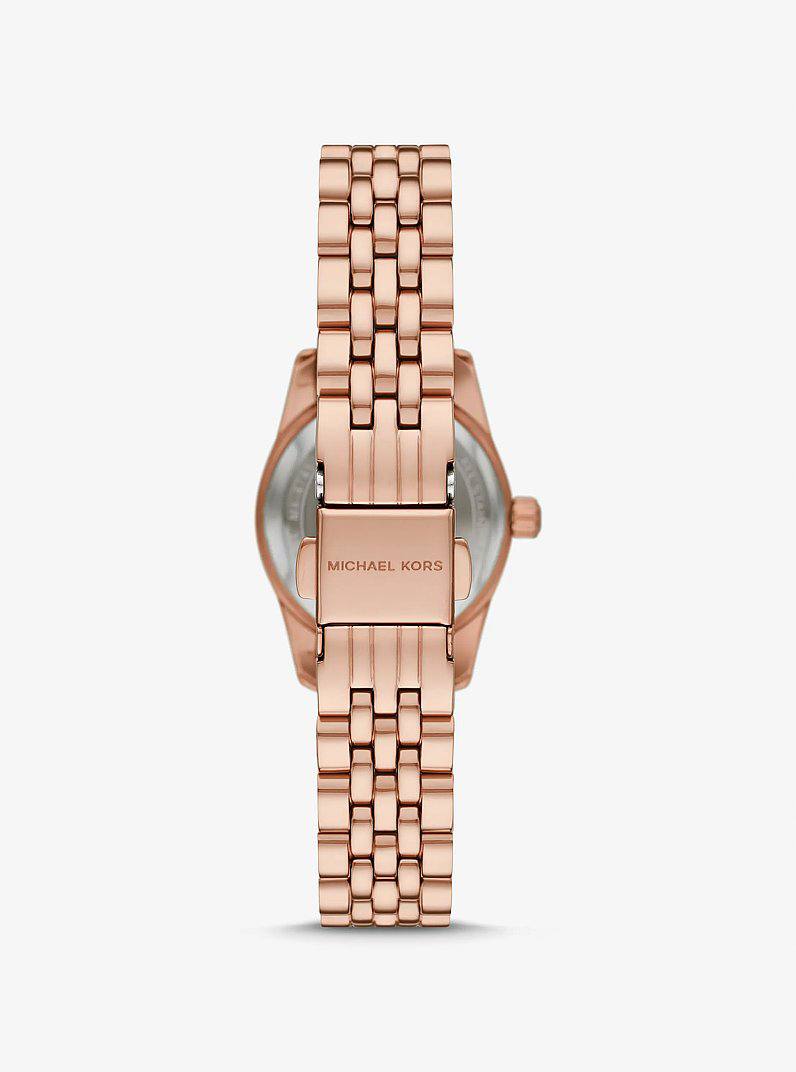 MICHAEL KORS ROSE GOLD-TONE STAINLESS STEEL WOMEN&