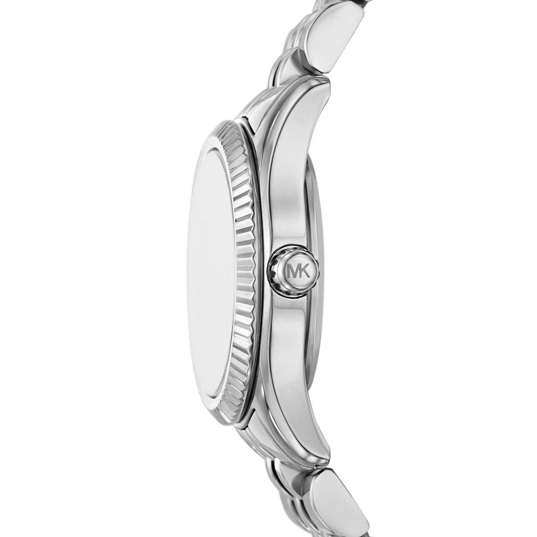 MICHAEL KORS PETITE LEXINGTON PAVE SILVER-TONE WOMEN&
