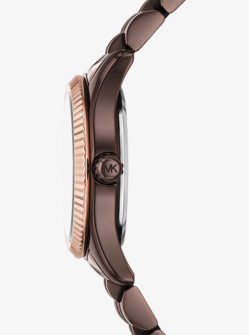 MICHAEL KORS LEXINGTON PETITE STAINLESS STEEL WOMEN&