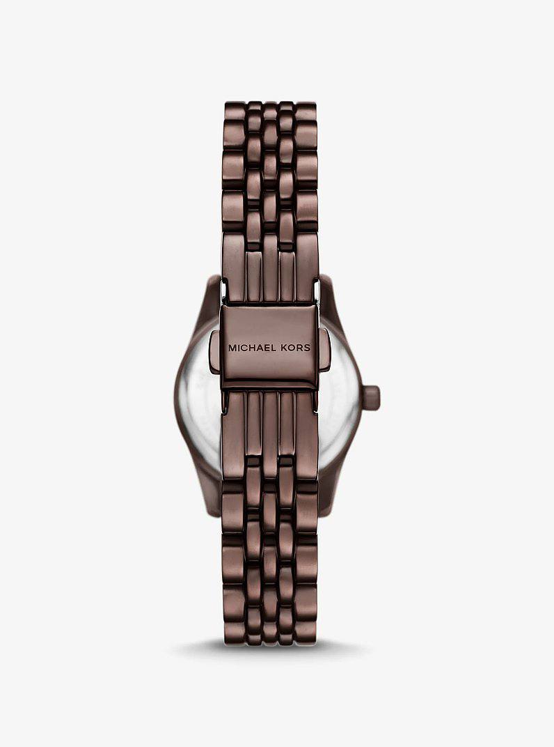 MICHAEL KORS LEXINGTON PETITE STAINLESS STEEL WOMEN&