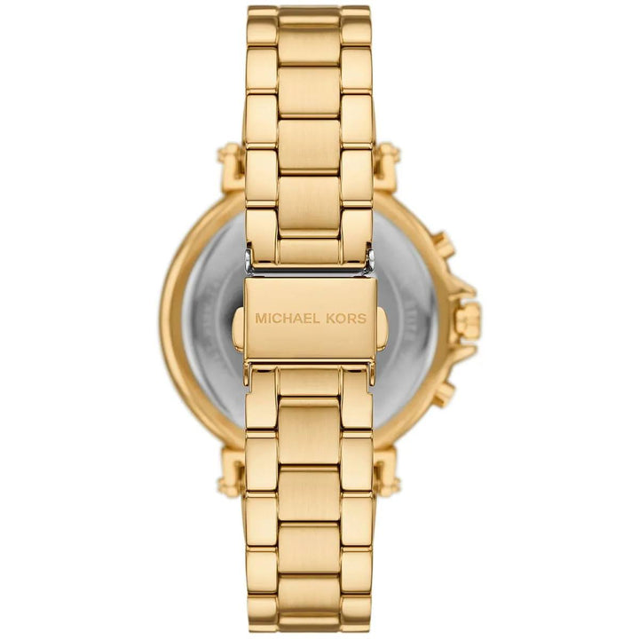 MICHAEL KORS MAREN CHRONOGRAPH GOLD-TONE STAINLESS STEEL WOMEN&