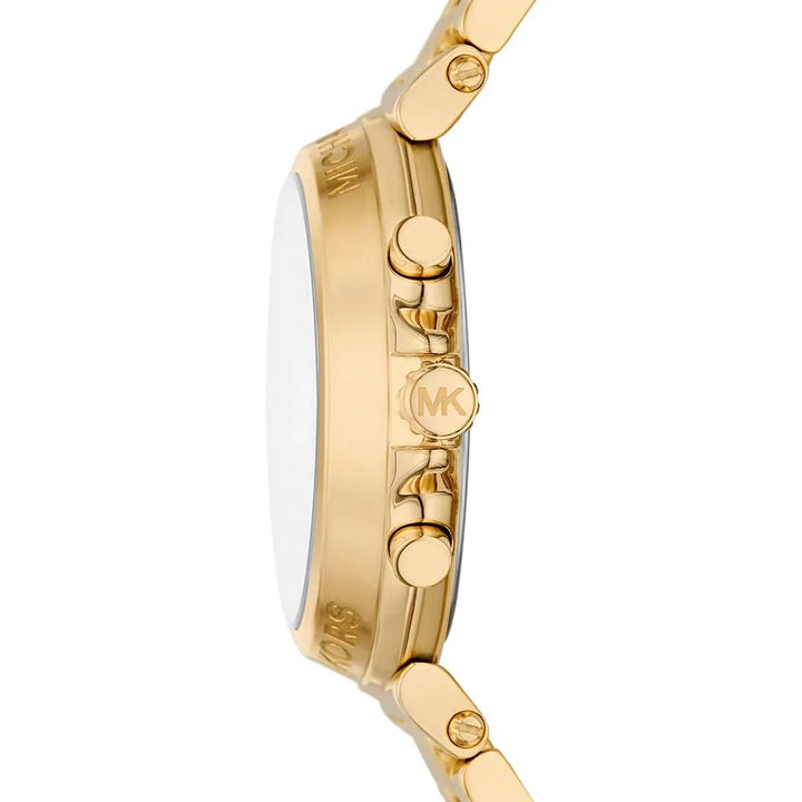 MICHAEL KORS MAREN CHRONOGRAPH GOLD-TONE STAINLESS STEEL WOMEN&