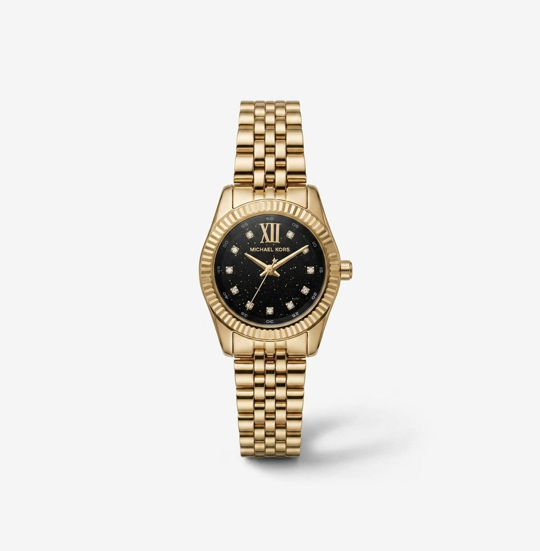 MICHAEL KORS LEXINGTON GOLD-TONE WOMEN&