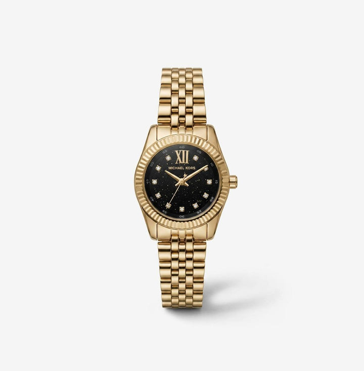 MICHAEL KORS LEXINGTON GOLD-TONE WOMEN&