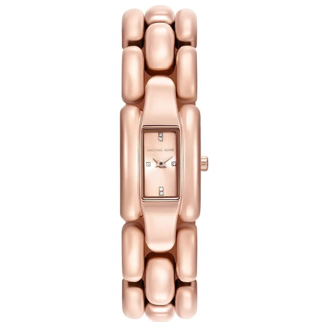 MICHAEL KORS HALLY ROSE GOLD-TONE WOMEN&