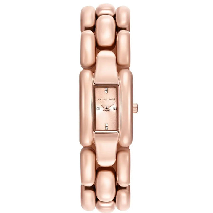 MICHAEL KORS HALLY ROSE GOLD-TONE WOMEN&