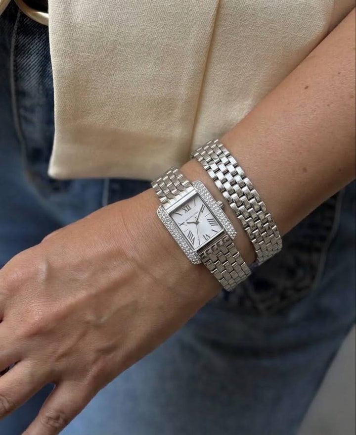 MICHAEL KORS PAVE BEZEL WOMEN&