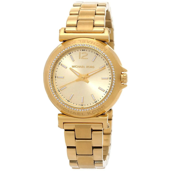 MICHAEL KORS MAREN GOLD-TONE STAINLESS STEEL WOMEN&