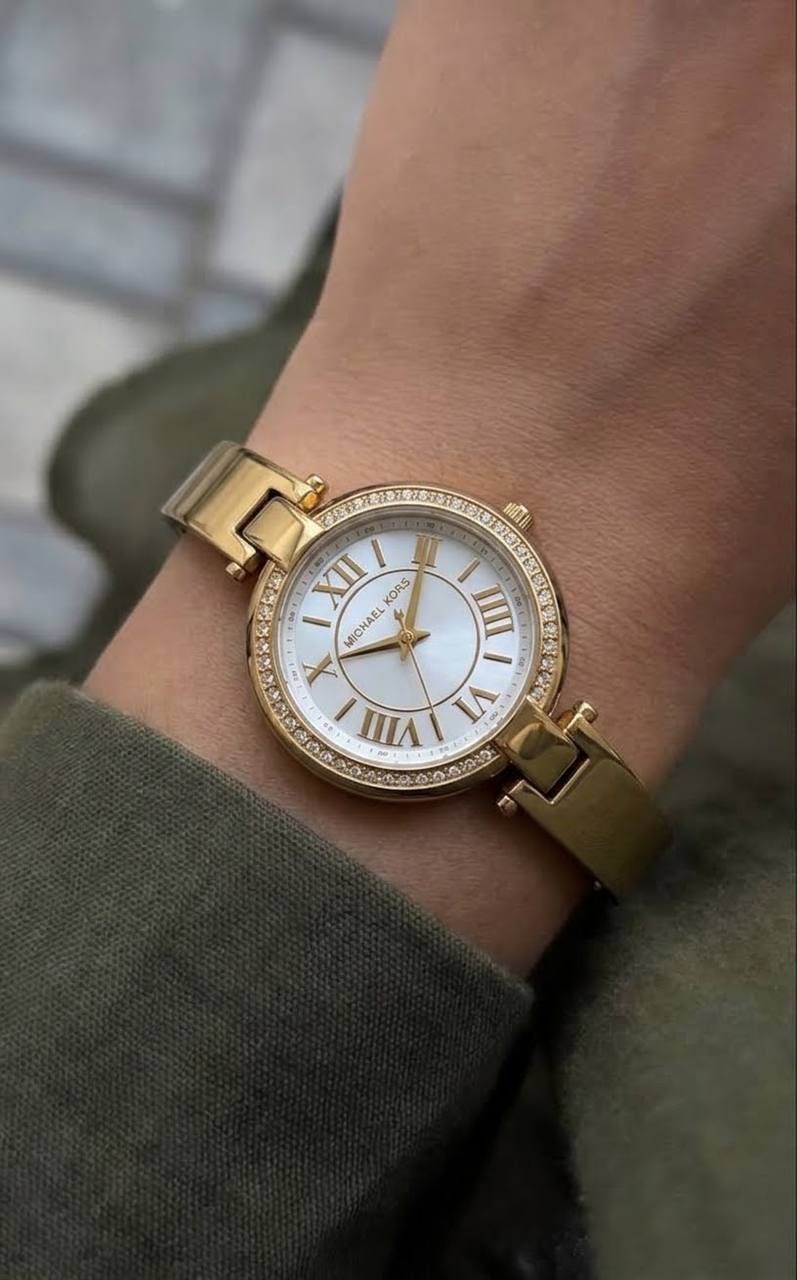 MICHAEL KORS MINI LANEY GOLD-TONE WOMEN&