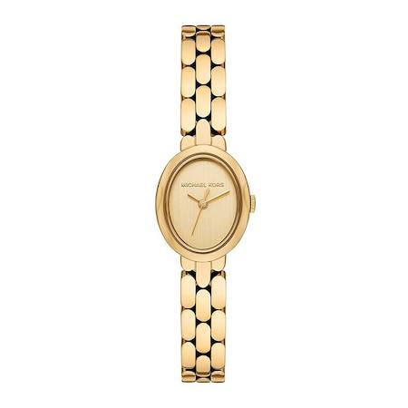 MICHAEL KORS MINI MAUDE GOLD-TONE STAINESS STEEL WOMEN&