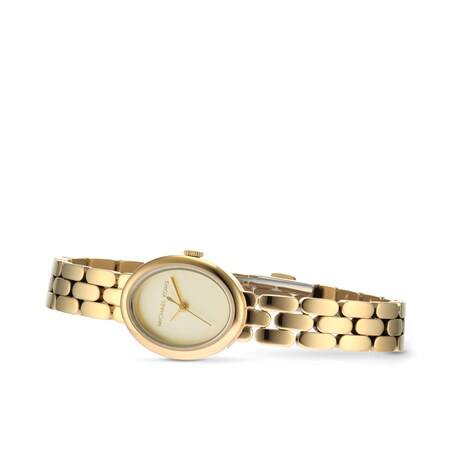 MICHAEL KORS MINI MAUDE GOLD-TONE STAINESS STEEL WOMEN&