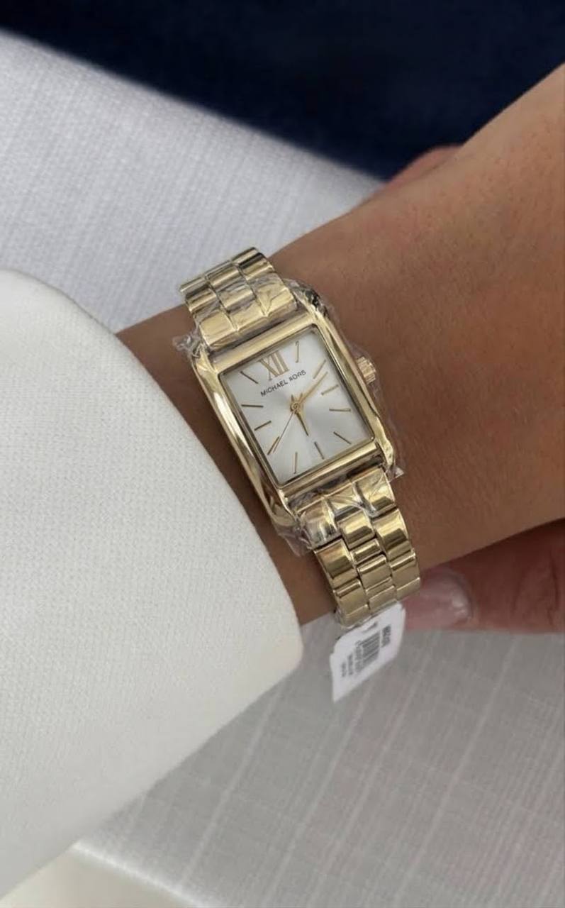 MICHAEL KORS MONROE GOLD-TONE WOMEN&