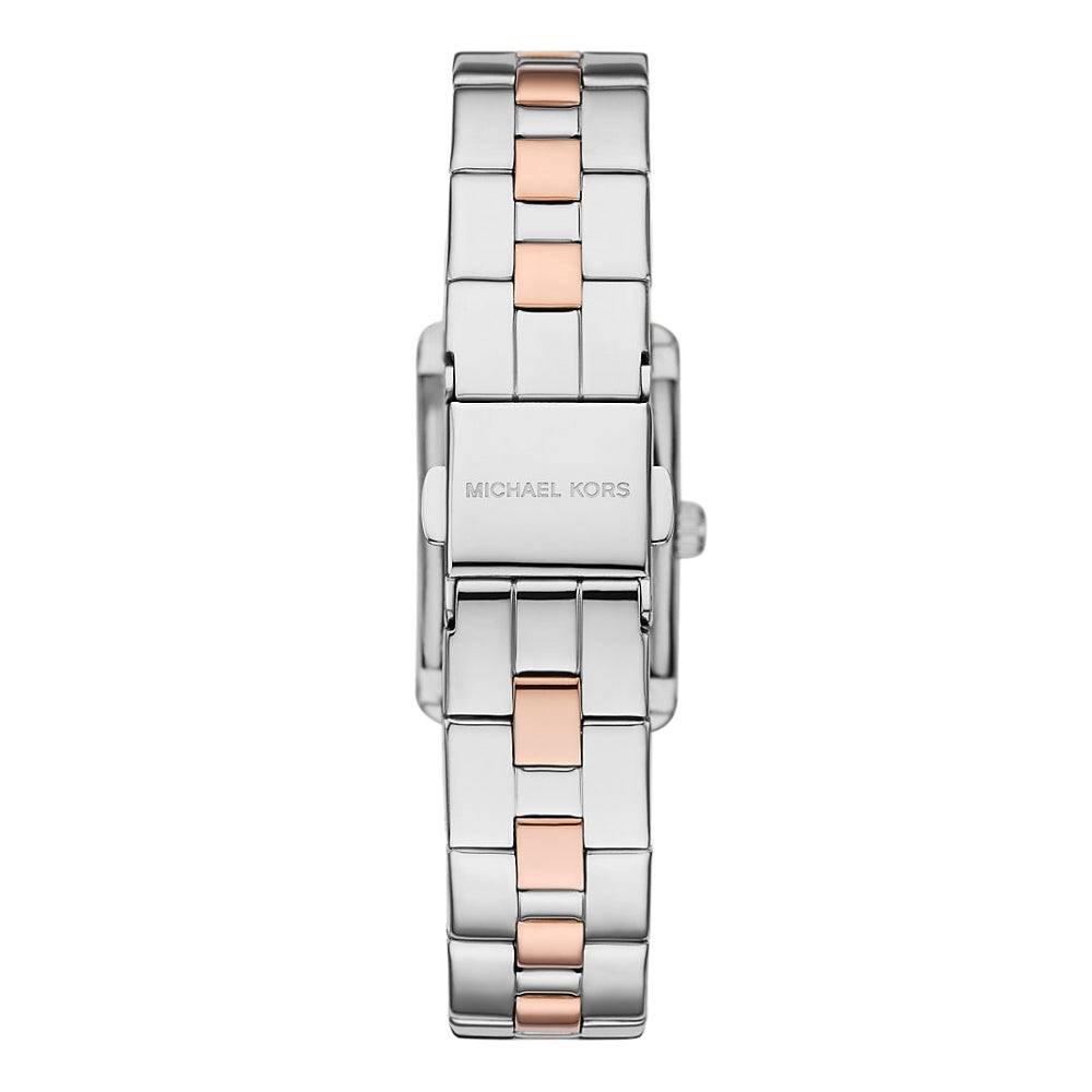 MICHAEL KORS PETITE MONROE TRI-TONE STAINLESS STEEL WOMEN&