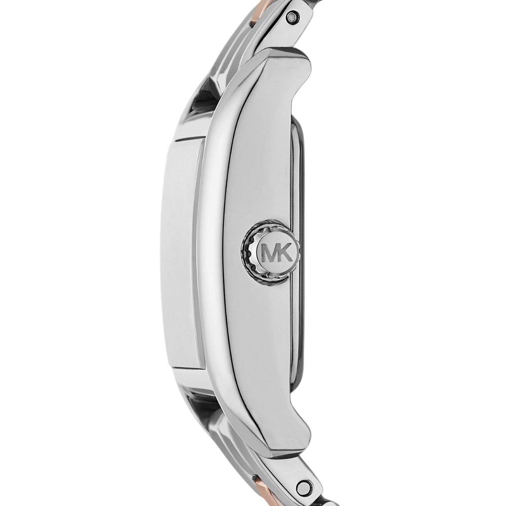MICHAEL KORS PETITE MONROE TRI-TONE STAINLESS STEEL WOMEN&