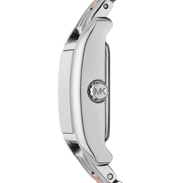 MICHAEL KORS PETITE MONROE TRI-TONE STAINLESS STEEL WOMEN&