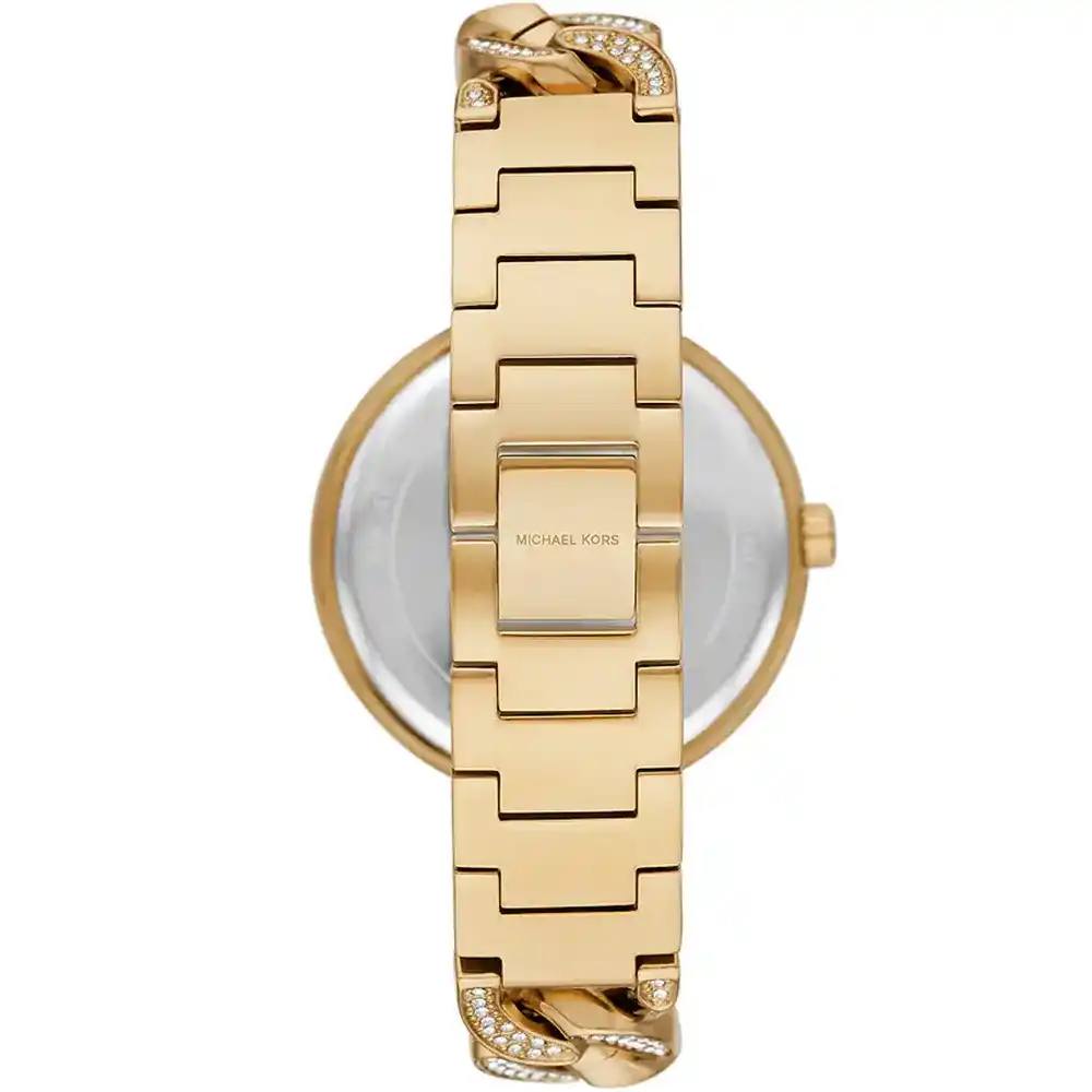 MICHAEL KORS CATELYN CRYSTAL PAVE DIAL GOLD-TONE WOMEN&
