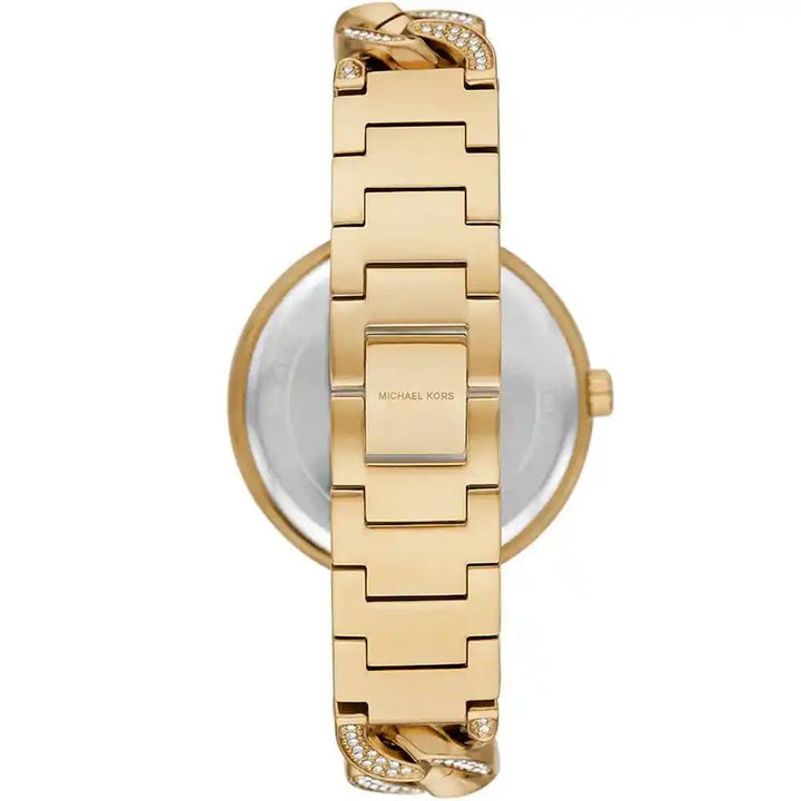 MICHAEL KORS CATELYN CRYSTAL PAVE DIAL GOLD-TONE WOMEN&