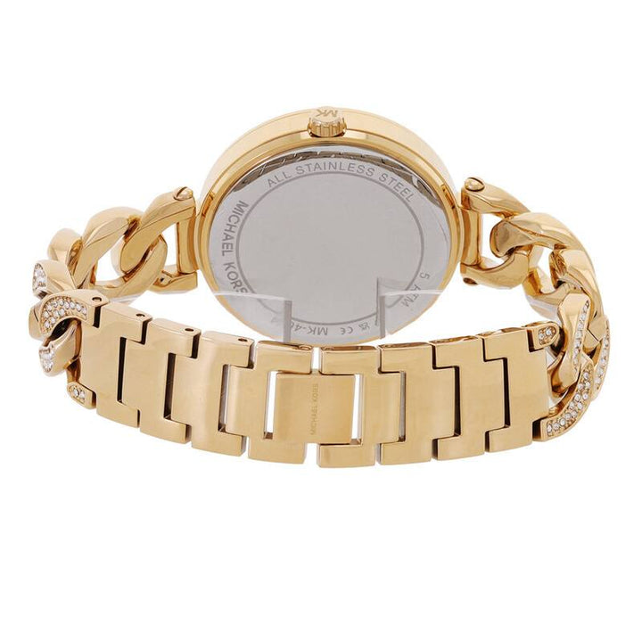 MICHAEL KORS CATELYN CRYSTAL PAVE DIAL GOLD-TONE WOMEN&