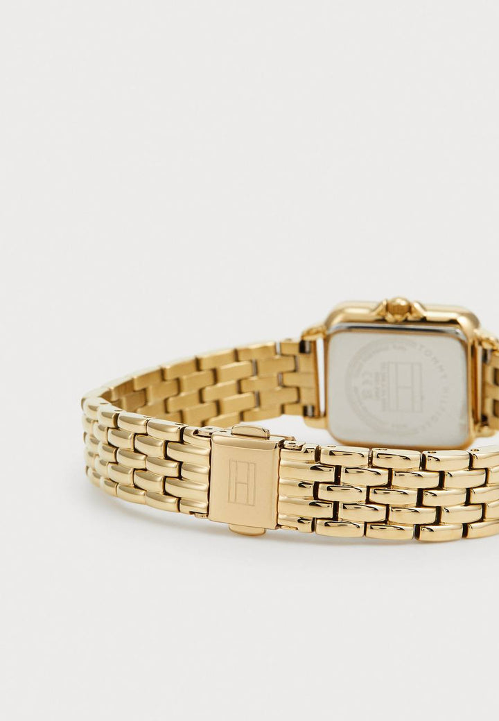 TOMMY HILFIGER GREEN DIAL&amp; GOLD STEEL WOMEN&
