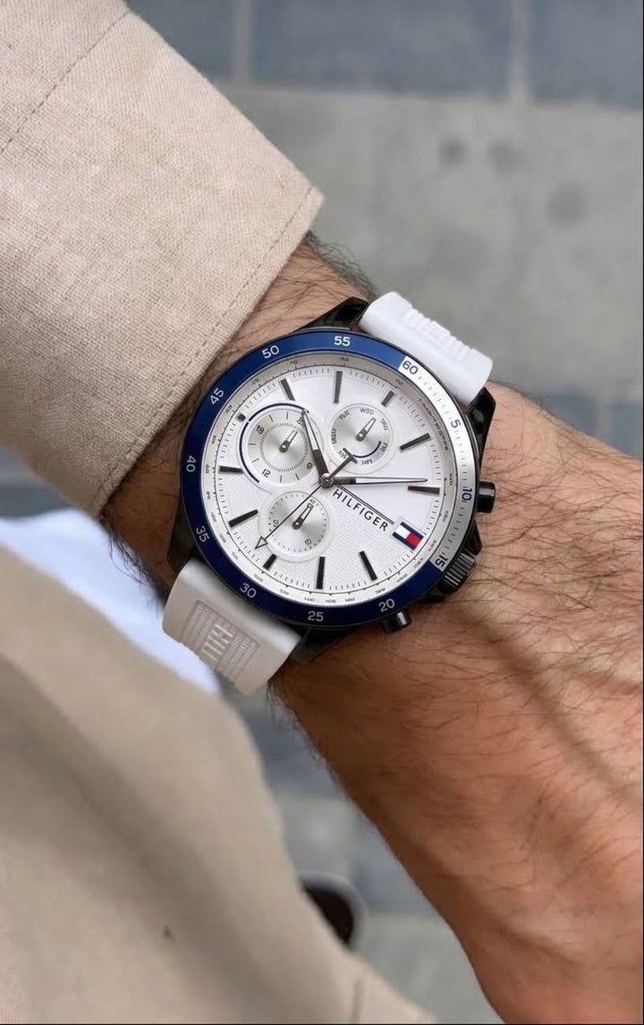 TOMMY HILFIGER BANK MULTI-FUNCTION QUARTZ SPORT MEN&