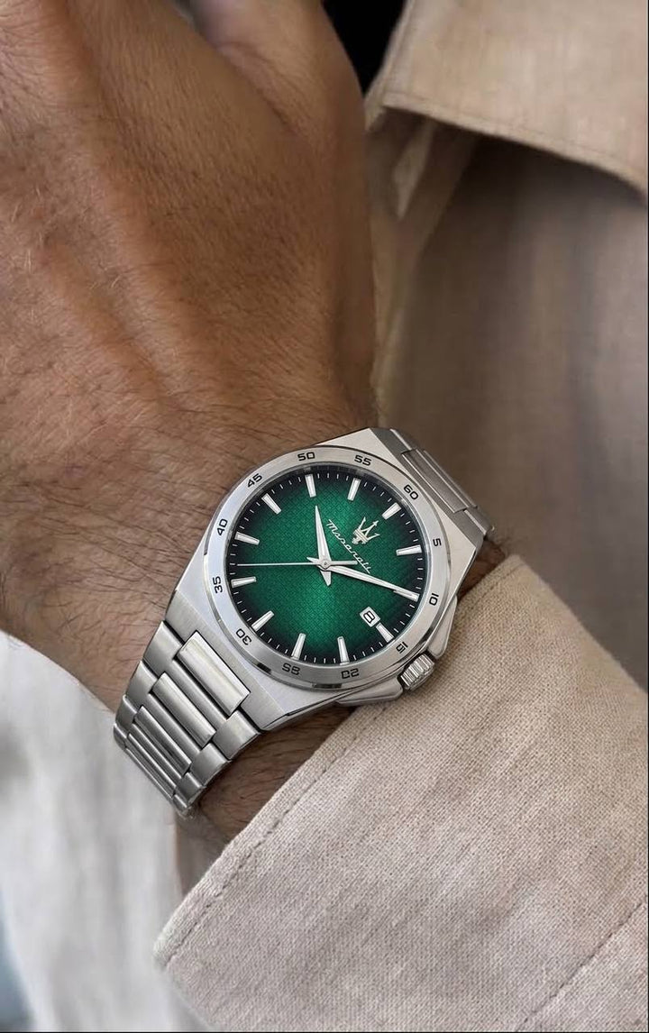 MASERATI VELOCITA SLIM GREEN DIAL MEN&