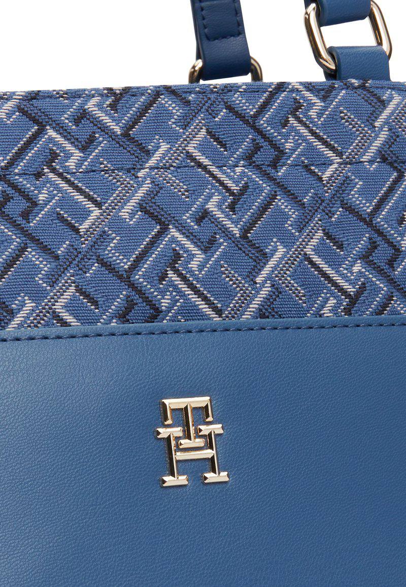 TOMMY HILFIGER DISTINCT TOTE MONO-HANDBAG-BLUE